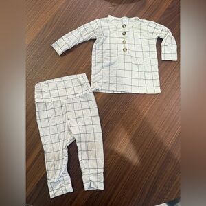 Lou Lou & Company checkered top & bottoms